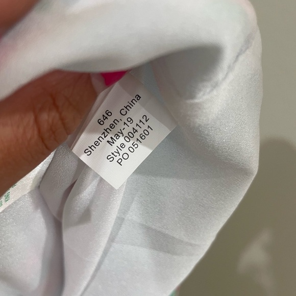 Lilly Pulitzer Marli Stretch Shift Dress Size 2 Pop Up in the Beginning Print - Picture 14 of 14